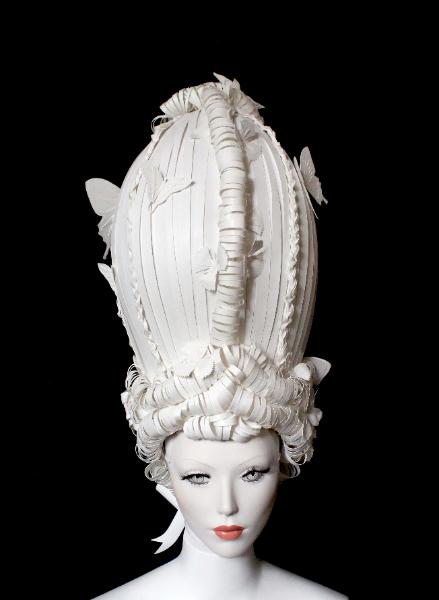about art and design - paper wigs