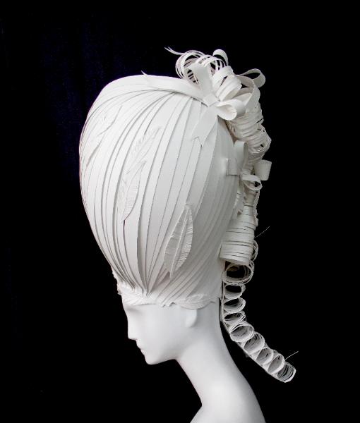about art and design - paper wigs